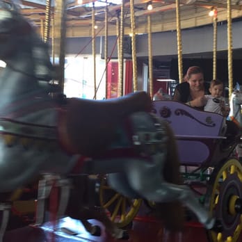 The Beachouse - Us on the carousel - Amusement Parks Near Me - Glenelg, SA