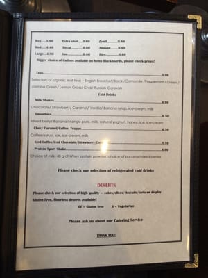 Menu photo 1 Toowong Coffee Lounge Toowong, QLD