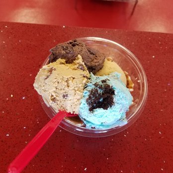 Bruster's Real Ice Cream - Four amazing flavors (Death by Chocolate, Graham Central Station, Butter Brickle, and Cookie Craze) - Ice Cream & Frozen Yogurt Near Me - Orange, California