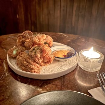 No Work Allowed - Salted egg and fried squid - Bars Near Me - New York, New York No Work Allowed - Salted egg and fried squid - Bars Near Me - New York, New York