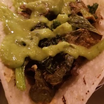 Miti Miti - Green goddess tacos: crispy brussel sprouts are great on this! - Latin American Near Me - Brooklyn, New York