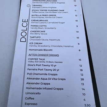 Nonna Carola - Dessert menu - Italian Near Me - Mamaroneck, New York Nonna Carola - Dessert menu - Italian Near Me - Mamaroneck, New York
