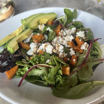Standard Service - Sweet potato/ goat cheese spring mix salad - New American Near Me - Gainesville, Georgia