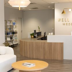 Lobby of Well Labs+ Medspa Charleston