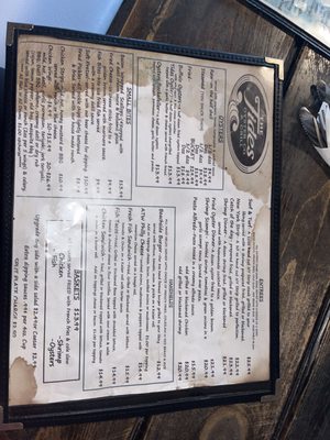Menu photo 1 The Tides Oyster Co. & Grill St. Augustine, FL Menu photo 1 The Tides Oyster Co. & Grill St. Augustine, FL