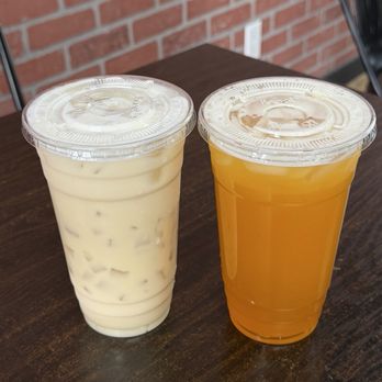 Nest Tea House - Green milk tea and mango green tea - Bubble Tea Near Me - Arcadia, California Nest Tea House - Green milk tea and mango green tea - Bubble Tea Near Me - Arcadia, California