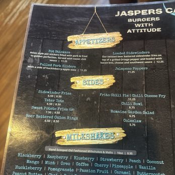 Jaspers Cafe - Appetizer menu - Burgers Near Me - Medford, Oregon Jaspers Cafe - Appetizer menu - Burgers Near Me - Medford, Oregon