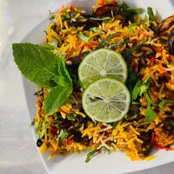 Aroma Indian Cuisine and Bar - Goat Biryani
