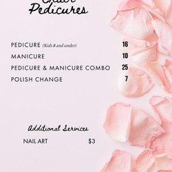Daily Nails - Kids menu.