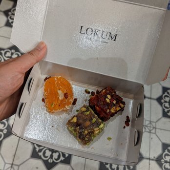 LOKUM - Mango coconut, sour grape and hazelnut, honey pistachio - Coffee & Tea Near Me - Santa Barbara, California LOKUM - Mango coconut, sour grape and hazelnut, honey pistachio - Coffee & Tea Near Me - Santa Barbara, California