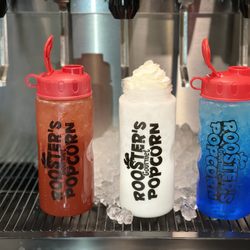 Roosters Gourmet Popcorn - Gourmet "dirty" Sodas at our FashionPlace Mall store located just outside the food court by Lids.