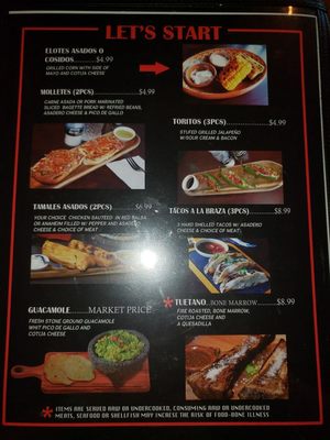 Menu photo 6 La Ilusion Al Carbon Tacoma, WA