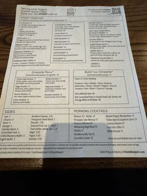 Menu photo 4 Tickets Newport Middletown, RI Menu photo 4 Tickets Newport Middletown, RI