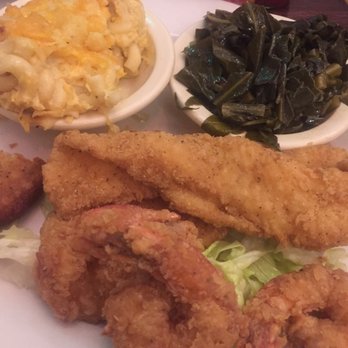 Amy Ruth's - The fisherman's platter (skip this, the crab cake is NOT crab) - Southern Near Me - New York, New York