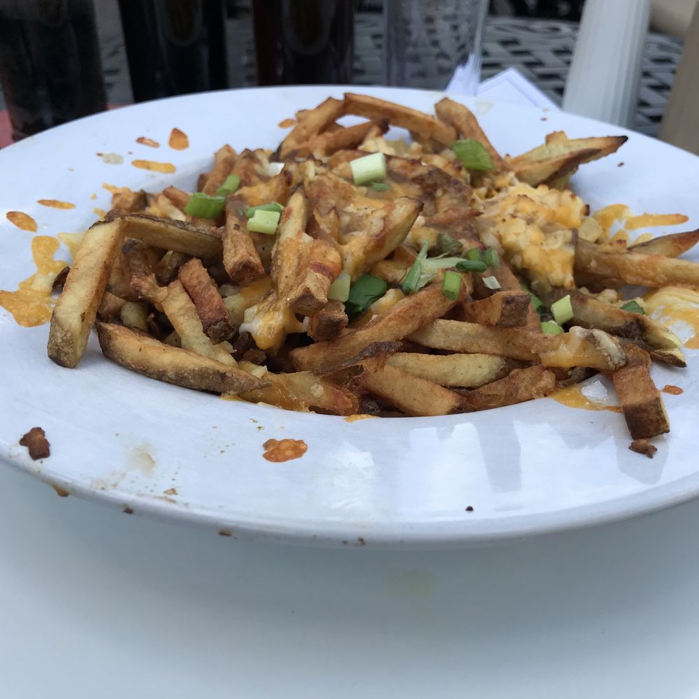 Poutine - more like gravy fries with cheese (not cheese curds) but still quite good - shown without prosciutto, as I requested Poutine - more like gravy fries with cheese (not cheese curds) but still quite good - shown without prosciutto, as I requested