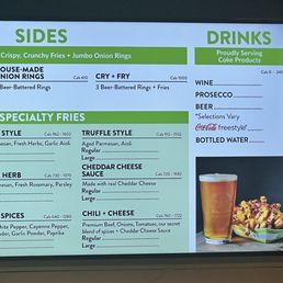 Alcohol that isn't sold there displayed on screen since May!!!