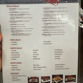 Raku Sushi - Menu - Sushi Bars Near Me - Rocklin, California