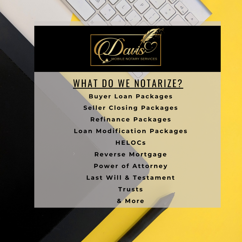 DAVIS MOBILE NOTARY SERVICES Powder Springs, GA Yelp