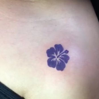 The Madd Tatterz - I love my purple Hibiscus done by MikeJ. - Tattoo Near Me - Riverside, California The Madd Tatterz - I love my purple Hibiscus done by MikeJ. - Tattoo Near Me - Riverside, California