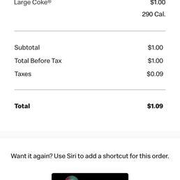 Screenshot of phone at time of delivery that shows the receipt with order time 15 minutes prior to delivery time Screenshot of phone at time of delivery that shows the receipt with order time 15 minutes prior to delivery time