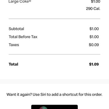 McDonald's - Screenshot of phone at time of delivery that shows the receipt with order time 15 minutes prior to delivery time - Coffee & Tea Near Me - La Quinta, California McDonald's - Screenshot of phone at time of delivery that shows the receipt with order time 15 minutes prior to delivery time - Coffee & Tea Near Me - La Quinta, California