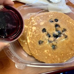 Double Blueberry Pancakes