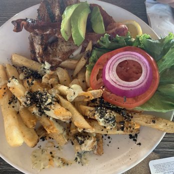 Restaurant 604 - Ahi Club sandwich with Furikake fries - Breakfast & Brunch Near Me - Honolulu, Hawaii