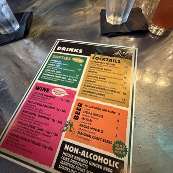 Lara - Menu - Bars Near Me - Tampa Bay, Florida Lara - Menu - Bars Near Me - Tampa Bay, Florida