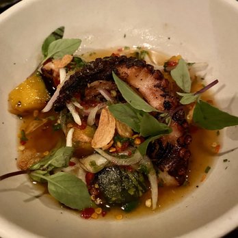 Sparrow + Wolf - Wood Grilled Spanish Octopus - New American Near Me - Las Vegas, Nevada Sparrow + Wolf - Wood Grilled Spanish Octopus - New American Near Me - Las Vegas, Nevada