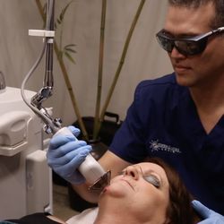 Open Canvas Laser Aesthetics - Dr. Wil McLeod performing a Halo Laser treatment