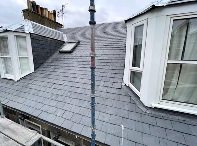 Slide of Quail Hill Roofing