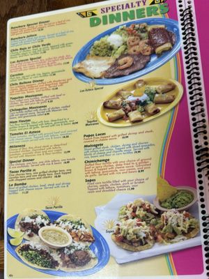 Menu photo 2 Los Aztecas Mexican Restaurant Harrison, AR Menu photo 2 Los Aztecas Mexican Restaurant Harrison, AR