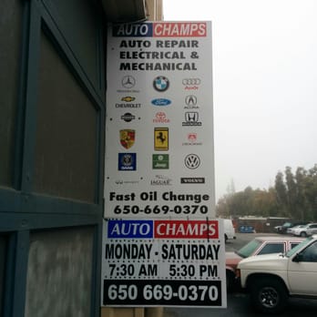 Auto Champs - They won't service your Lexus, but bring your Ferrari! - Tires Near Me - Sunnyvale, California Auto Champs - They won't service your Lexus, but bring your Ferrari! - Tires Near Me - Sunnyvale, California