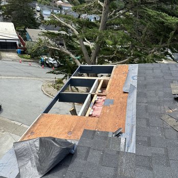 Algami Roofing - Repairs in progress - Roofing Near Me - San Francisco, California