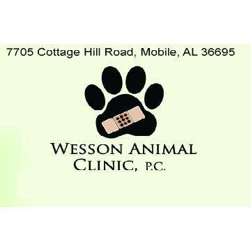Wesson Animal Clinic 7705 Cottage Hill Rd Mobile Al Veterinarians
