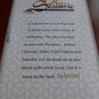 Open Sesame - Mediterranean Near Me - Long Beach, California
