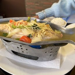 Steamed fish