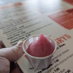 Hangry's - Guava-hibiscus slushie