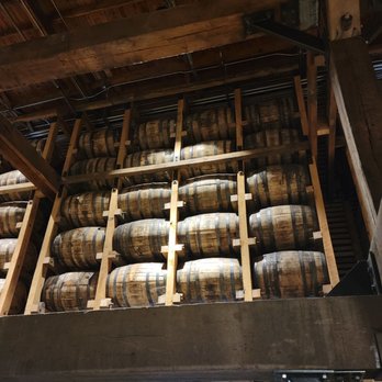 The Jack Daniel Distillery - Tasting room Barrels - Distilleries Near Me - Lynchburg, Tennessee