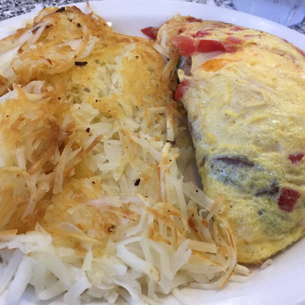 The Original Mels - Veggie omelette with hash browns - American Near Me - Sacramento, California The Original Mels - Veggie omelette with hash browns - American Near Me - Sacramento, California