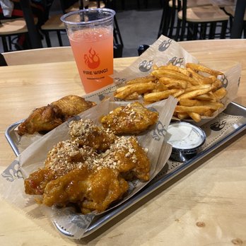Fire Wings - Vallejo - 10 piece combo: peanut butter, Cali rub, fries, ranch + drink - Chicken Wings Near Me - Vallejo, California Fire Wings - Vallejo - 10 piece combo: peanut butter, Cali rub, fries, ranch + drink - Chicken Wings Near Me - Vallejo, California
