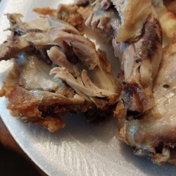Church's Chicken - Dry cold chicken pieces.