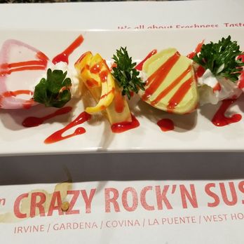 Crazy Rock'N Sushi - Moche.. green tea and strawberry - Sushi Bars Near Me - Stanton, California Crazy Rock'N Sushi - Moche.. green tea and strawberry - Sushi Bars Near Me - Stanton, California