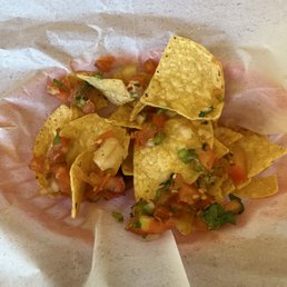 Chips with pico de gallo