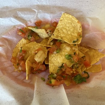 Taqueria Los Cunados - Chips with pico de gallo - Mexican Near Me - Milpitas, California