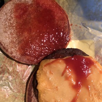 McDonald's - Asked for NO ketchup... Sure looks like ketchup to me!!! - Burgers Near Me - Paramount, California
