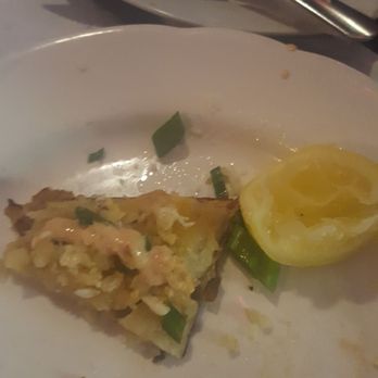 The Flying Harpoon 2 - We were torn between the cakes and the seafood stuffed tater....we got the tater. Wow. Delish!! - Seafood Near Me - Orange Beach, Alabama