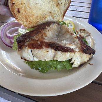 Rick's Reef - Grouper sandwich - Seafood Near Me - St. Pete Beach, Florida