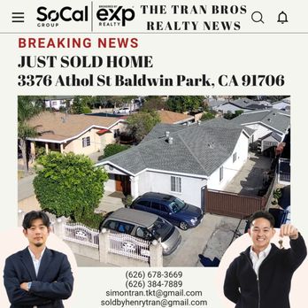 Henry N Tran - Exp Realty - Investment deal rental income 3 detached units. We can help you do the same. - Real Estate Agents Near Me - Alhambra, California Henry N Tran - Exp Realty - Investment deal rental income 3 detached units. We can help you do the same. - Real Estate Agents Near Me - Alhambra, California