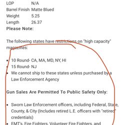 Lawmen's Safety Supply - They even talk about shipping to CA.
